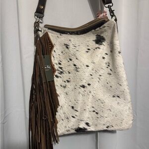 Cowhide purse and wallet